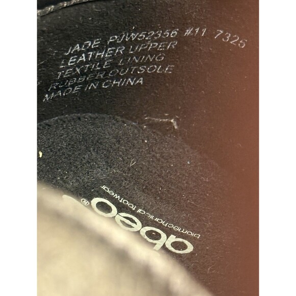 ABEO PRO JADE Comfort Orthotic Shoes, Black, Leather, PJW52356, US 11 - EUC! - Picture 8 of 8